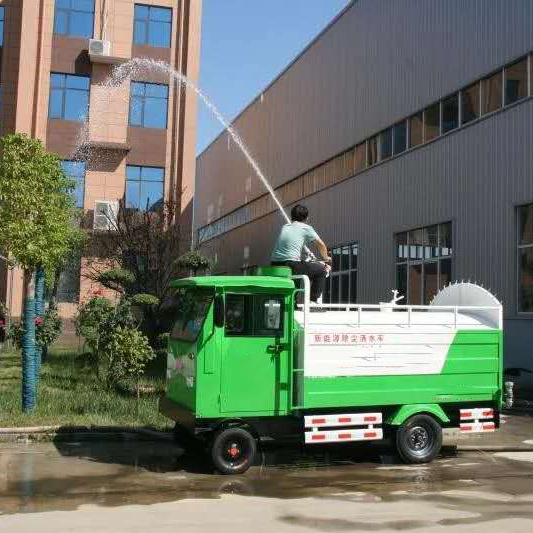 Watering cart water tank transport truck road cleaning vehicle1500L Motorcycle three-wheeled environment-friendly car watering c