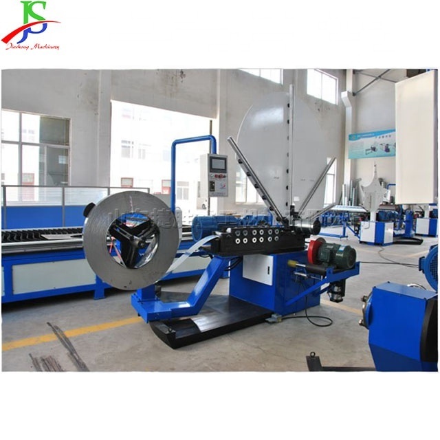 Spiral air duct production machinery equipment metal belt material coil cylinder machine