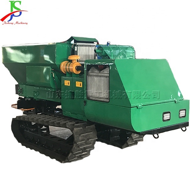 Apron wheel self propelled fertilizer casting car cab type paddy field manure spreader