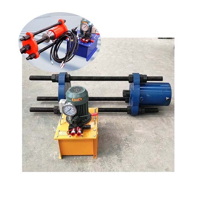 Portable excavator crawler rack pin removal equipment Hydraulic press for studs and track pins Stress testing tool