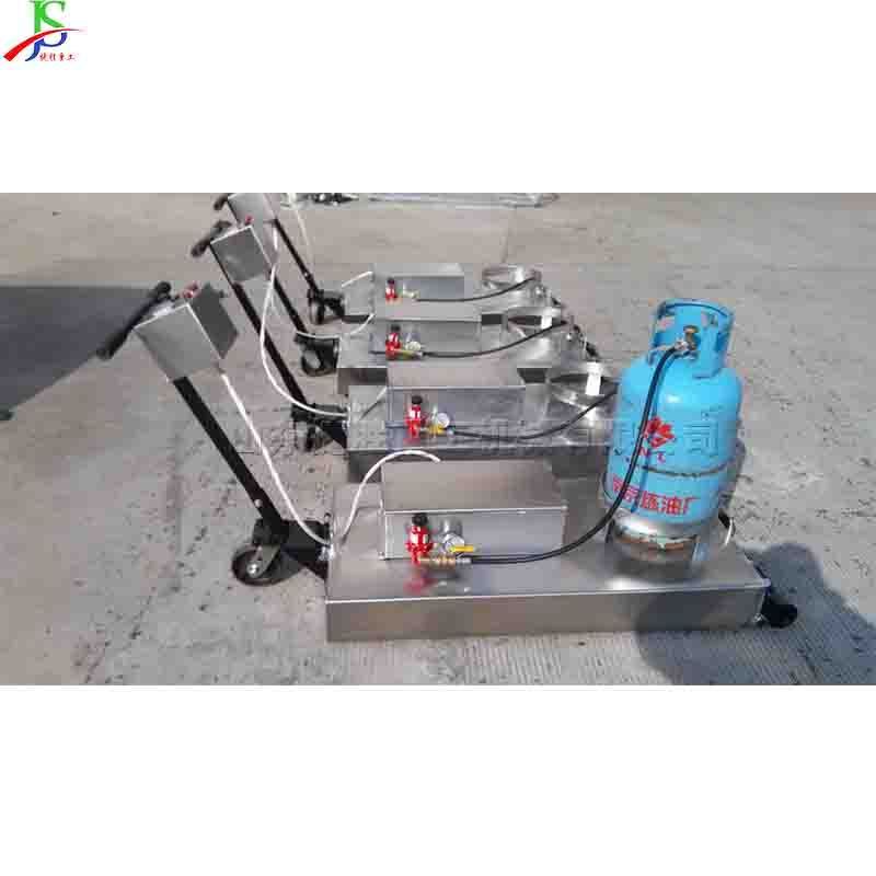 Asphalt pavement heating plate Road crack pothole repair machine Infrared heating car asphalt heating plate