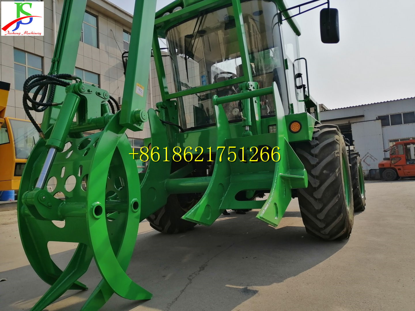 4 wheel drive farm tractor high reach long sugar cane loader/farm tractor