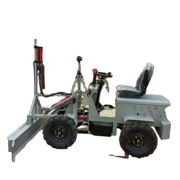 JS-400 Road paver laser screed vibration ruler frame concrete floor leveling machine with loader