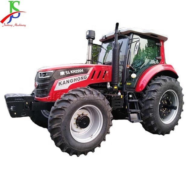 Large traction four wheel drive farm tractor seeding machine rear tow equipment