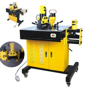 Hot sales 3 in 1 multifunctional copper aluminum cutting bending punching busbar processing machine