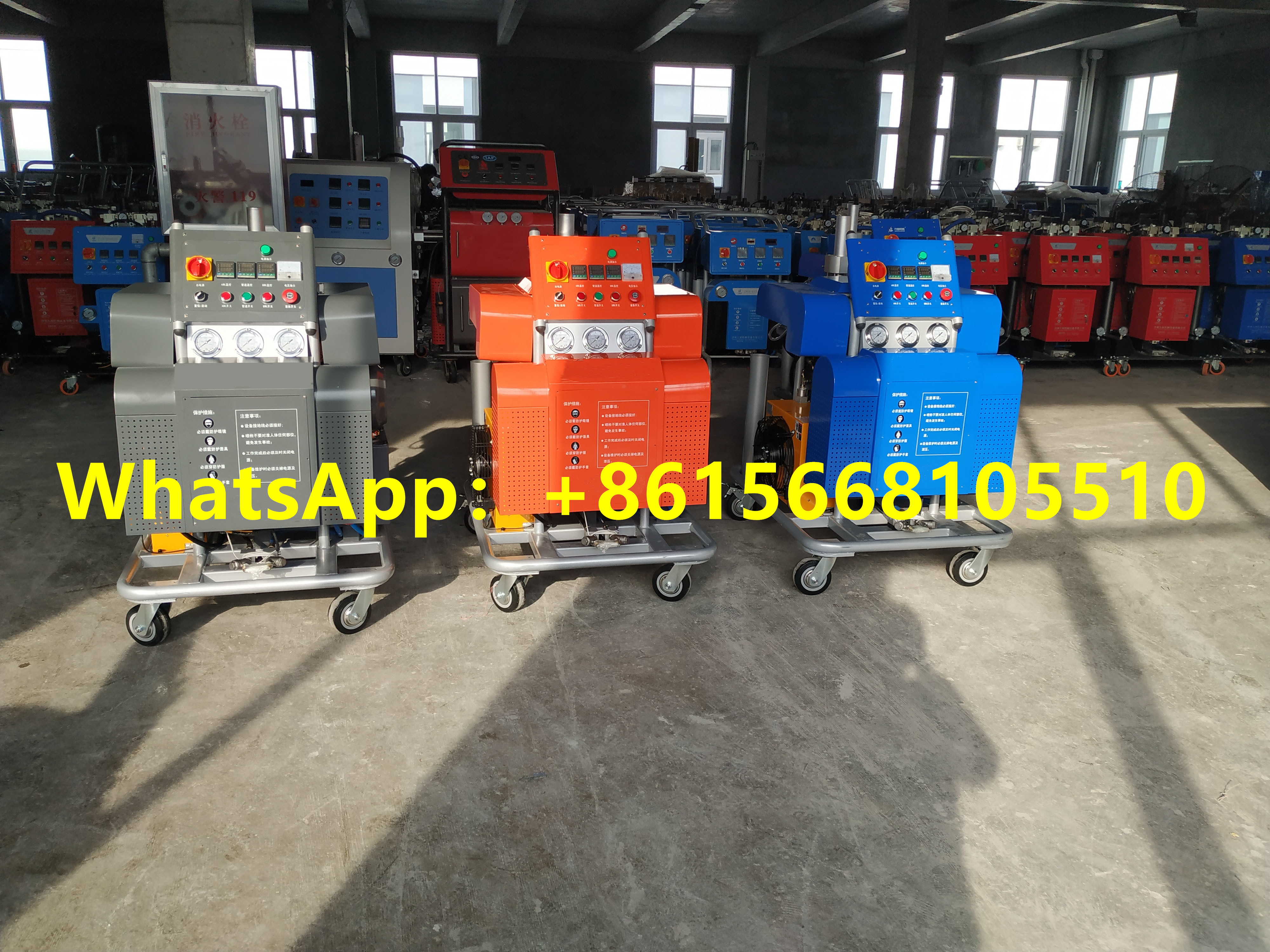 22KW high power hydraulic polyurea spray polyurethane foaming machine /equipment Waterproof PU polyurethane spray gun