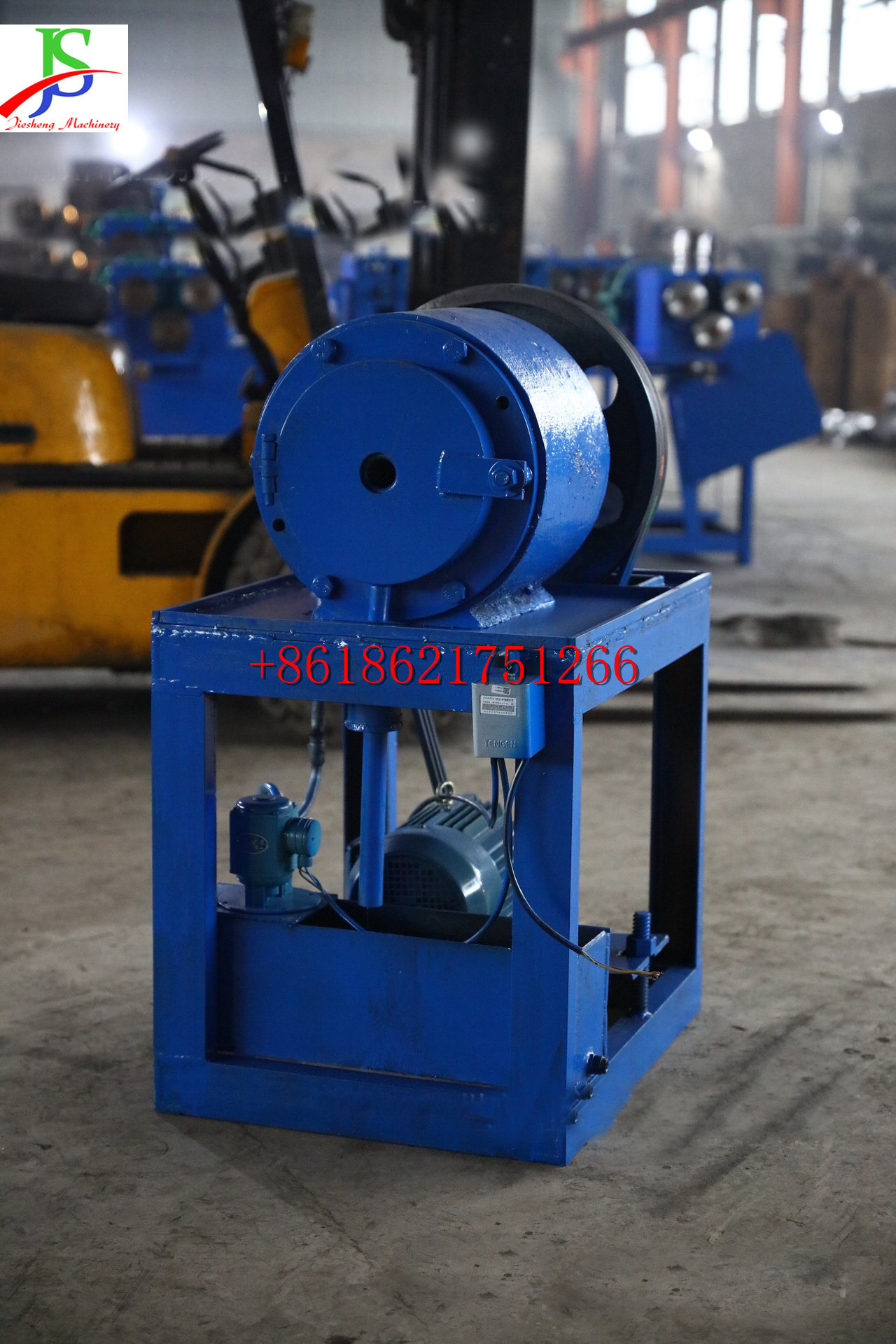 Automatic hydraulic steel pipe tube swaging machine for taper reducing