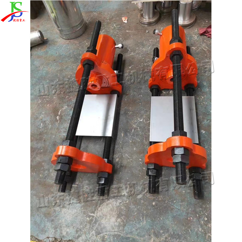 Portable excavator crawler rack pin removal equipment Hydraulic press for studs and track pins Stress testing tool