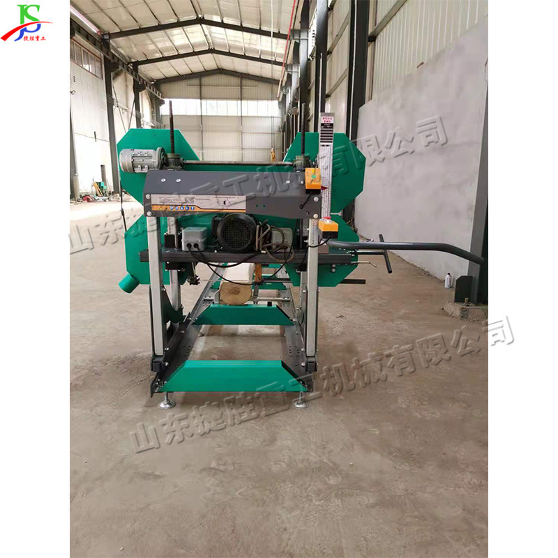 Portable horizontal industrial woodworking horizontal band saw to cut logs machine for wood cutting bandsaw mill for sale