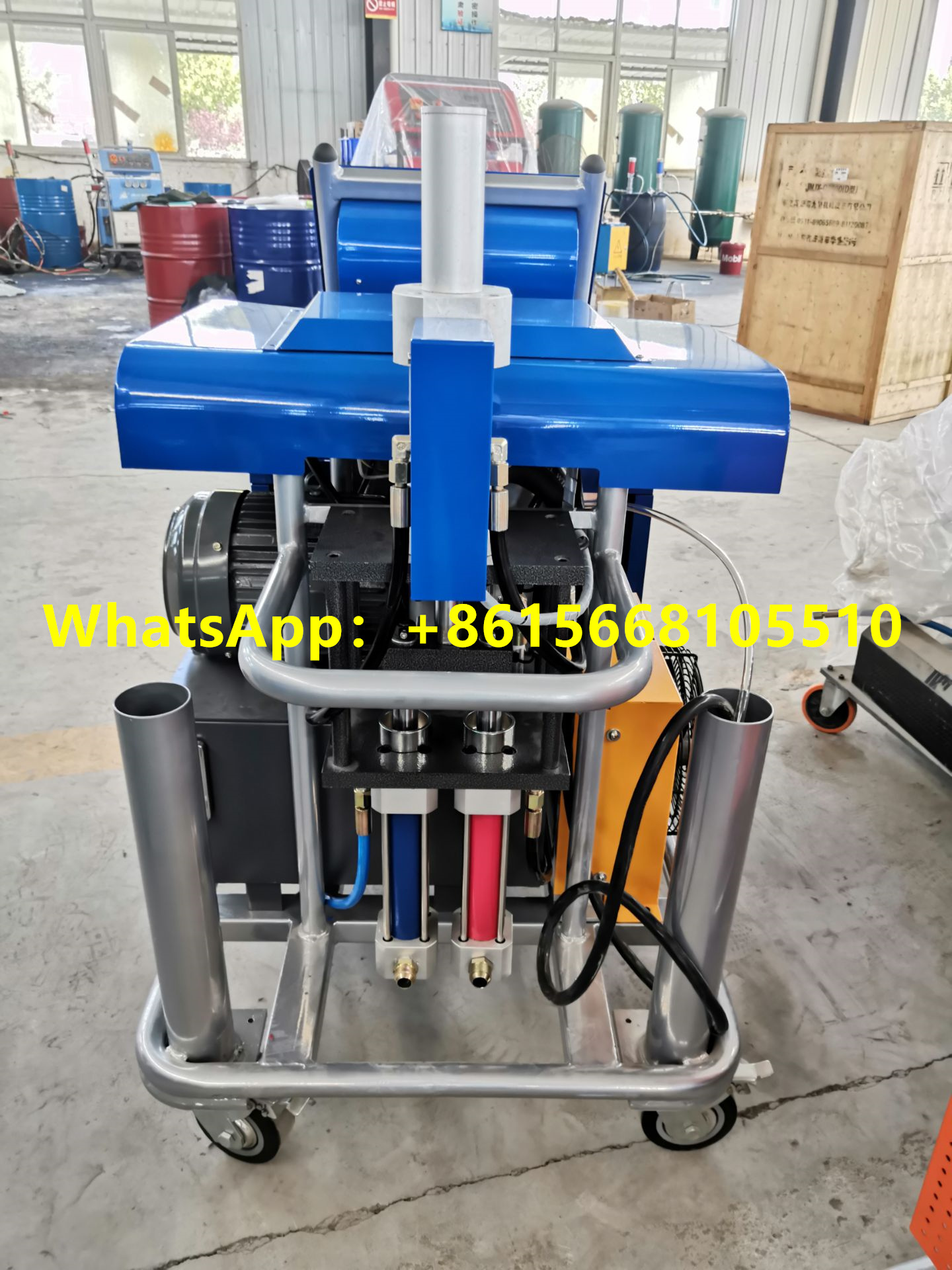 22KW high power hydraulic polyurea spray polyurethane foaming machine /equipment Waterproof PU polyurethane spray gun