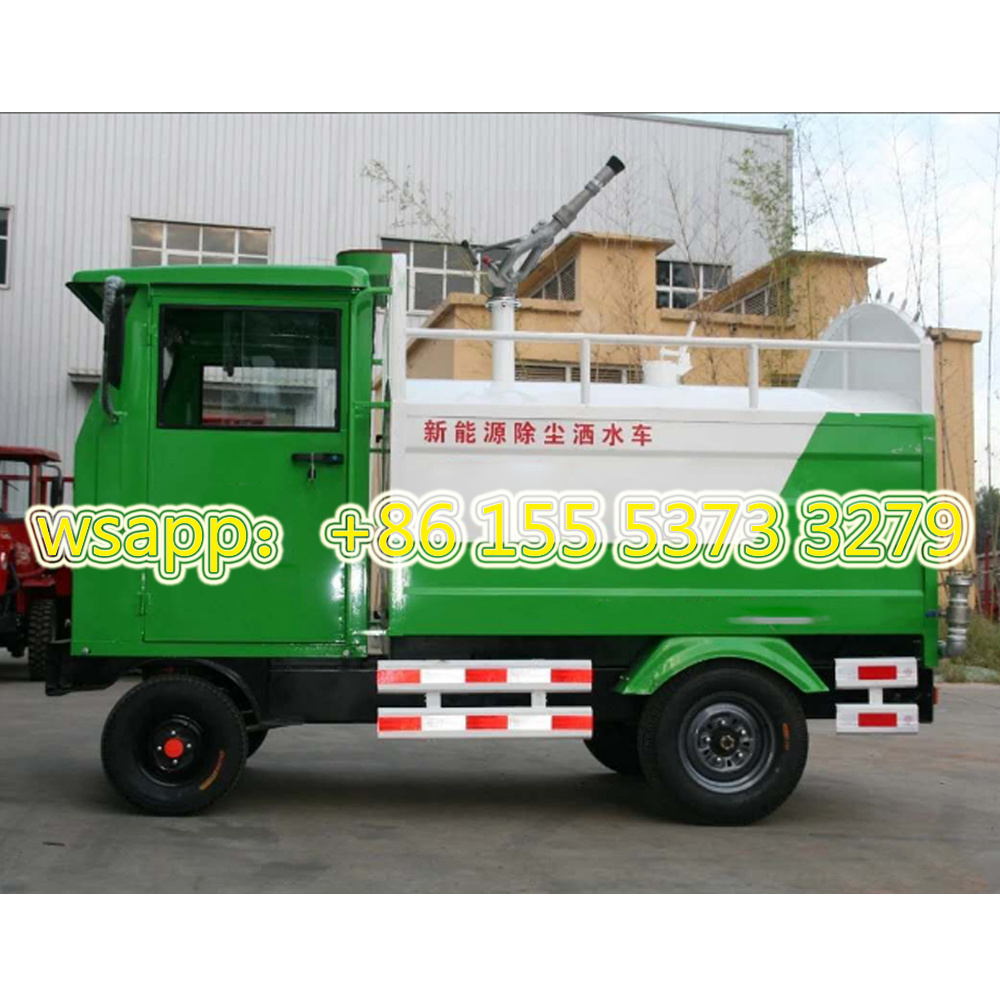 New Energy Tank Environmental Watering Cart  Environmental Mini Watering Cart Motor Tricycle Water Spray Capacity 2 Liters