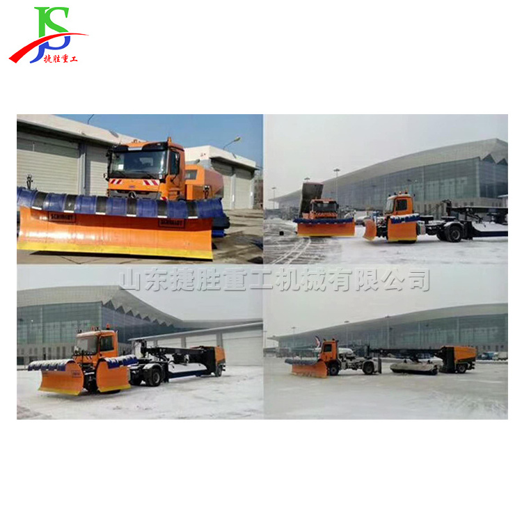 Factory Direct Sales Snowplow tractor cleaning truck  Double Engine Snow Blower