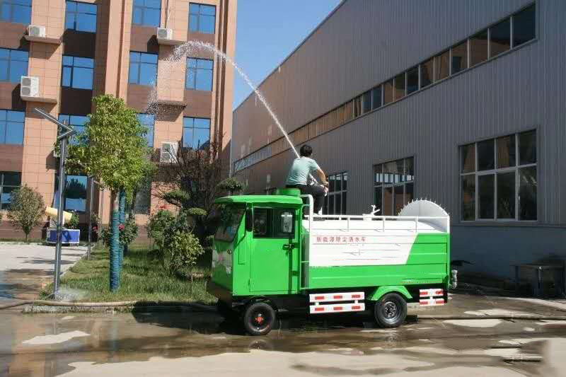 New Energy Tank Environmental Watering Cart  Environmental Mini Watering Cart Motor Tricycle Water Spray Capacity 2 Liters