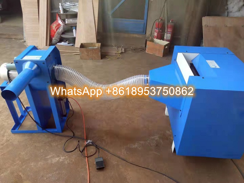 Automatic polyester bale fiber opening pillow filling stuffing blower machine polyest fiber fill opener carding machine