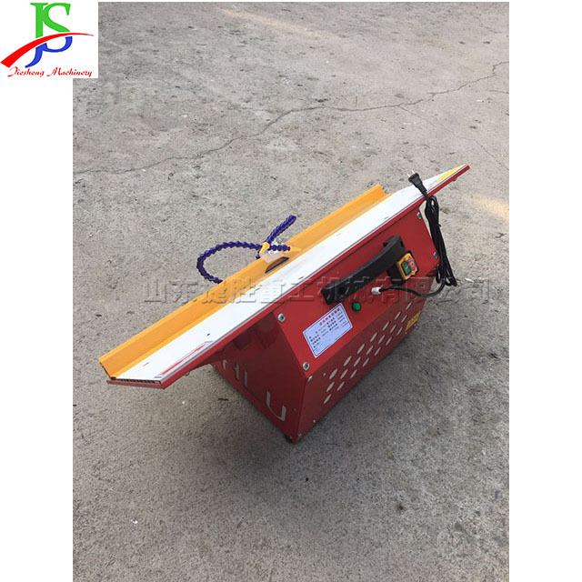 Small ceramic tile cutter marble edge cutting slotting machine portable 45 degree opposite edge chamfering machine