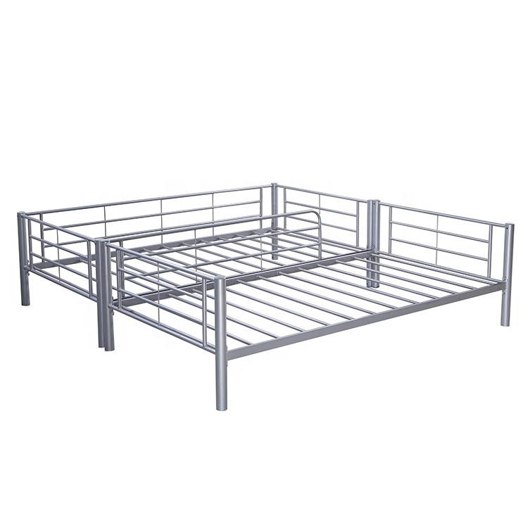 Round Tube Adult Cheap Hostel Heavy Duty Single Bunk Green Steel Bed Buy School Furniture