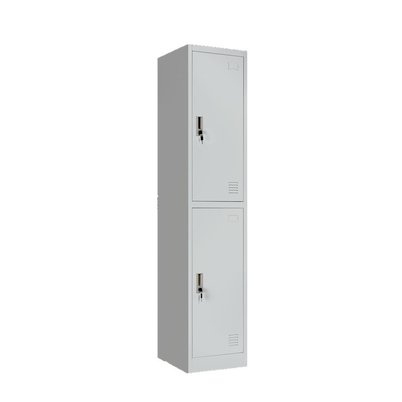 Luoyang high quality cold rolled steel gym locker 2 door staff steel locker