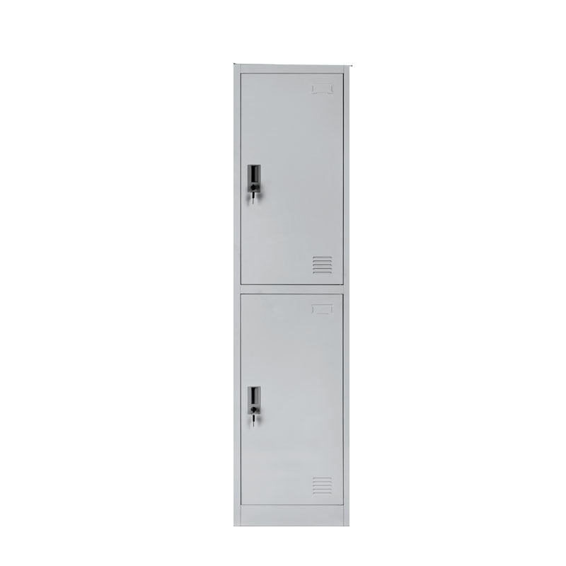 Luoyang high quality cold rolled steel gym locker 2 door staff steel locker