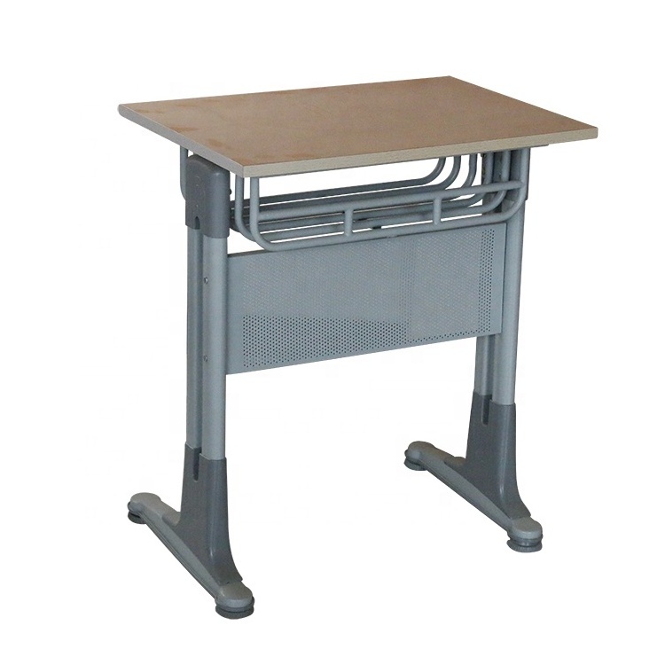 Book Drawer Steel Secondary School Furniture Bench Writing Tables Double Seat Kids Desk and Chair Set