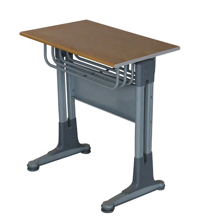 Book Drawer Steel Secondary School Furniture Bench Writing Tables Double Seat Kids Desk and Chair Set