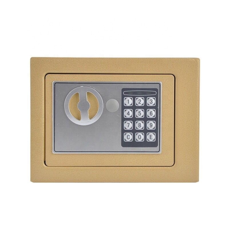 Low price digital lock black safe box home use mini Iron steel safe cabinet cheap electronic personal safes save deposit box