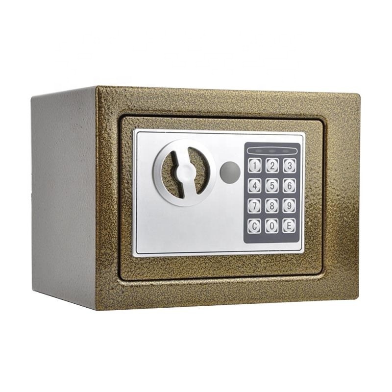 Low price digital lock black safe box home use mini Iron steel safe cabinet cheap electronic personal safes save deposit box