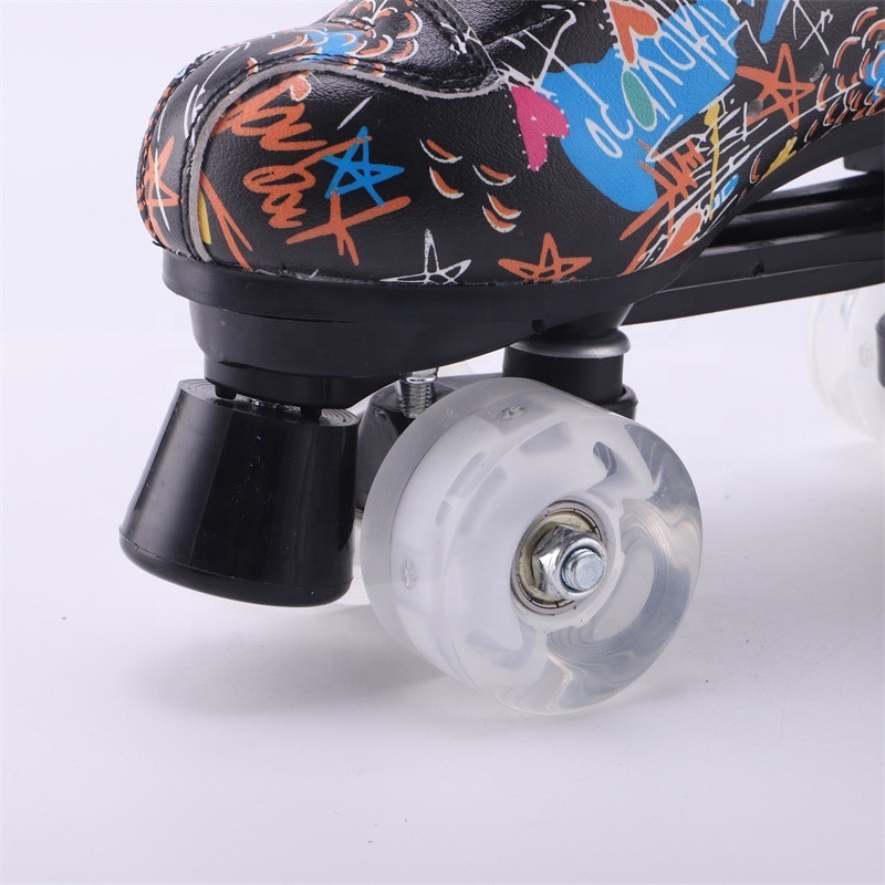 Wholesale High Quality Skateboard Wheel  Skate Roller  Flash Safety Sales Kick  Roller Skates