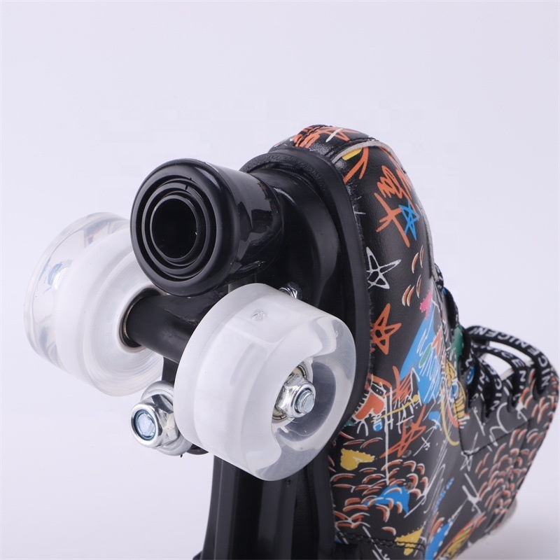 Wholesale High Quality Skateboard Wheel  Skate Roller  Flash Safety Sales Kick  Roller Skates