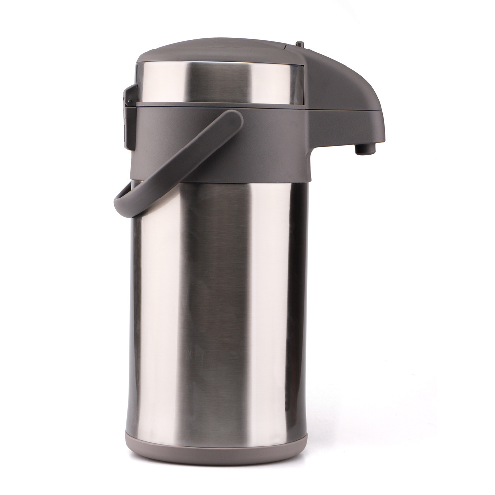 4000ml Vacuum Flask Airpot Coffee Dispenser Stainless Steel Pressure Jug Thermos Airpot