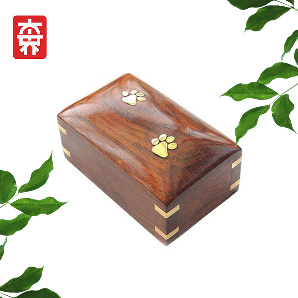 Wholesaler High quality best selling pet memorial urns for dog or cat ashes, large wood