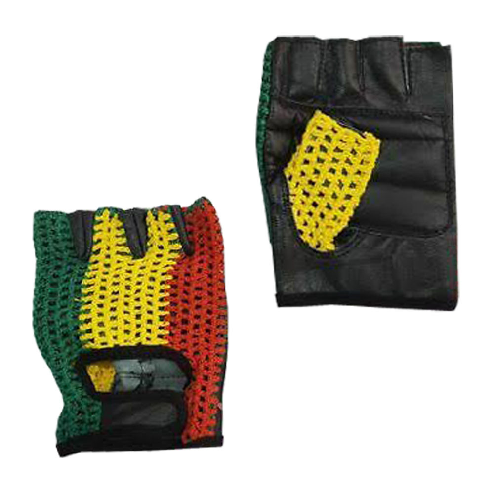 Best Leather Crochet Padded Weight Training Cycling Driving Wheelchair Breathable Sports Cycling Bike Gloves