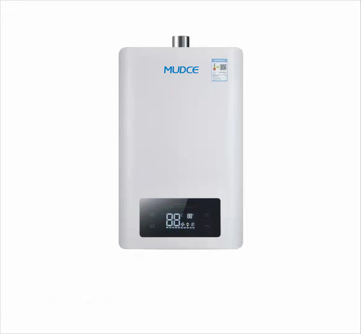 Intelligent constant temperature, secondary energy efficiency LCD screen touch operation tankless gas water heater