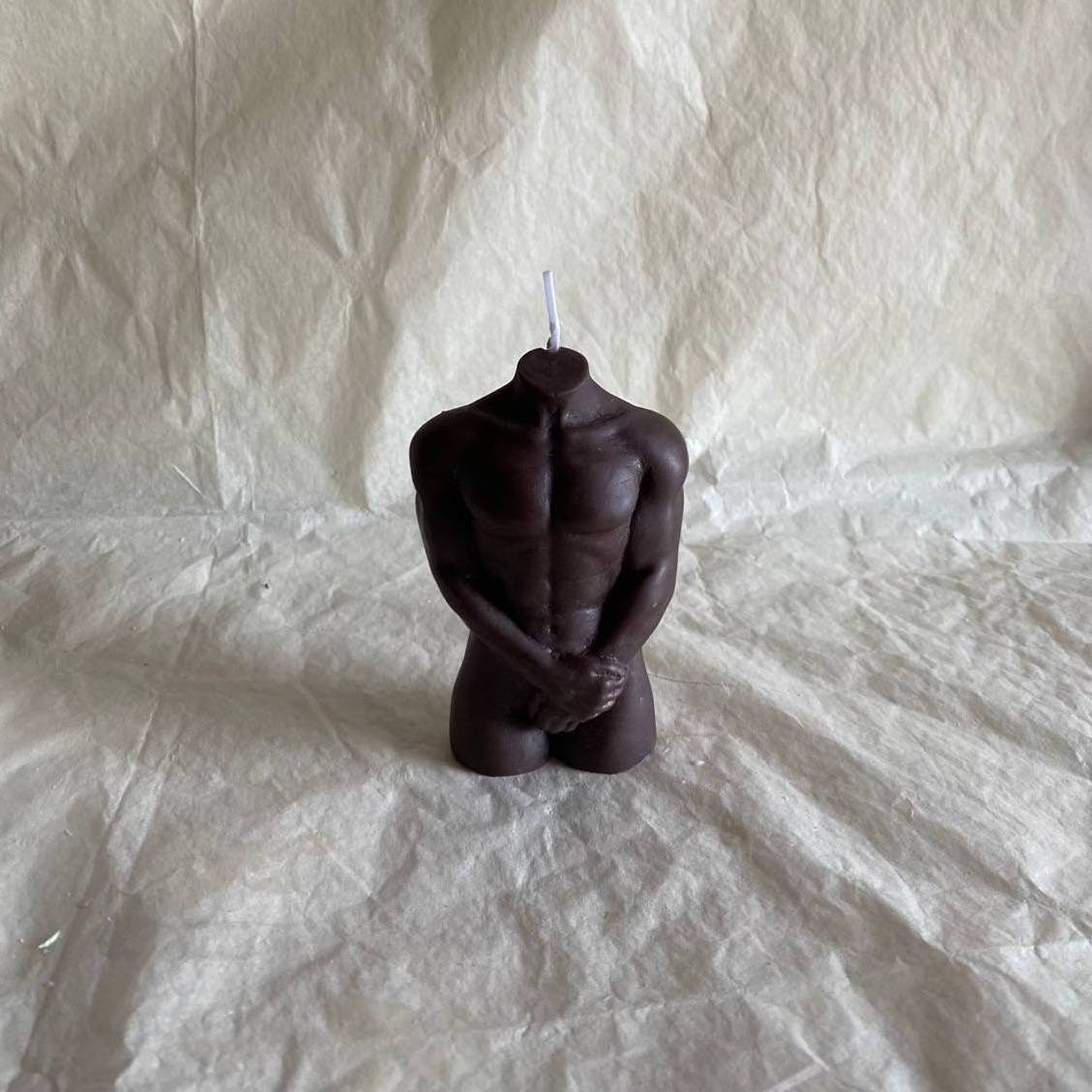 Shy Body Male Candle I Shy Torso Candle I Man Candle