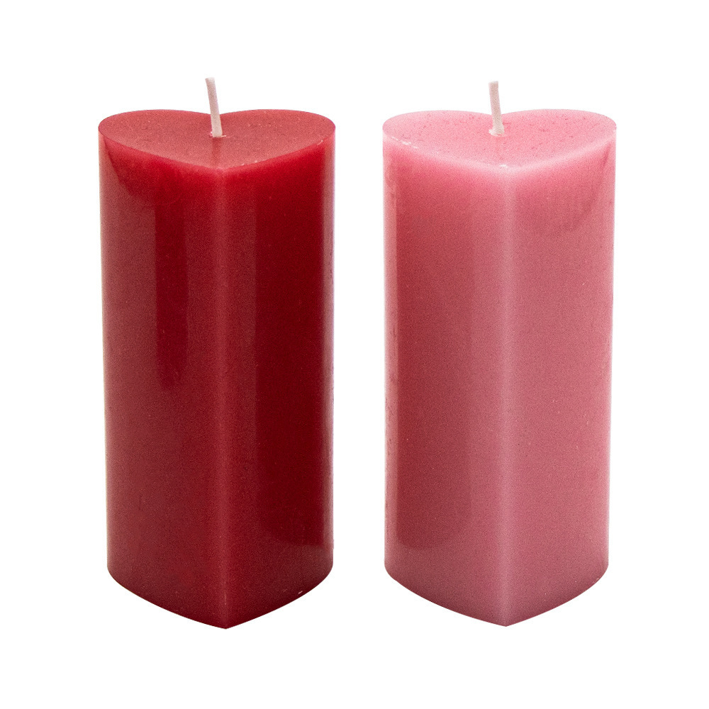 Creative three-dimensional love shape candle interior decoration romantic art Valentine's Day candle