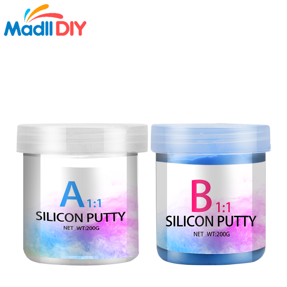 Solid Silicone Rubber for Mold Making Silicone putty 1:1 Ideal for Casting Resins  Molds