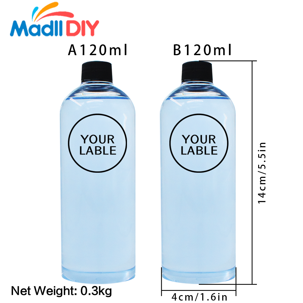 Wholesale liquid glass epoxy resin 262g 1:1=A:138g+B124g clear epoxy resin and hardener for Floor Table Top