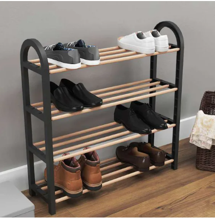 Best Seller Eco  Modern Design Shoe Racks Living Room multi layer economic storage rack Furniture Wooden Shoe Cabinet From Turk