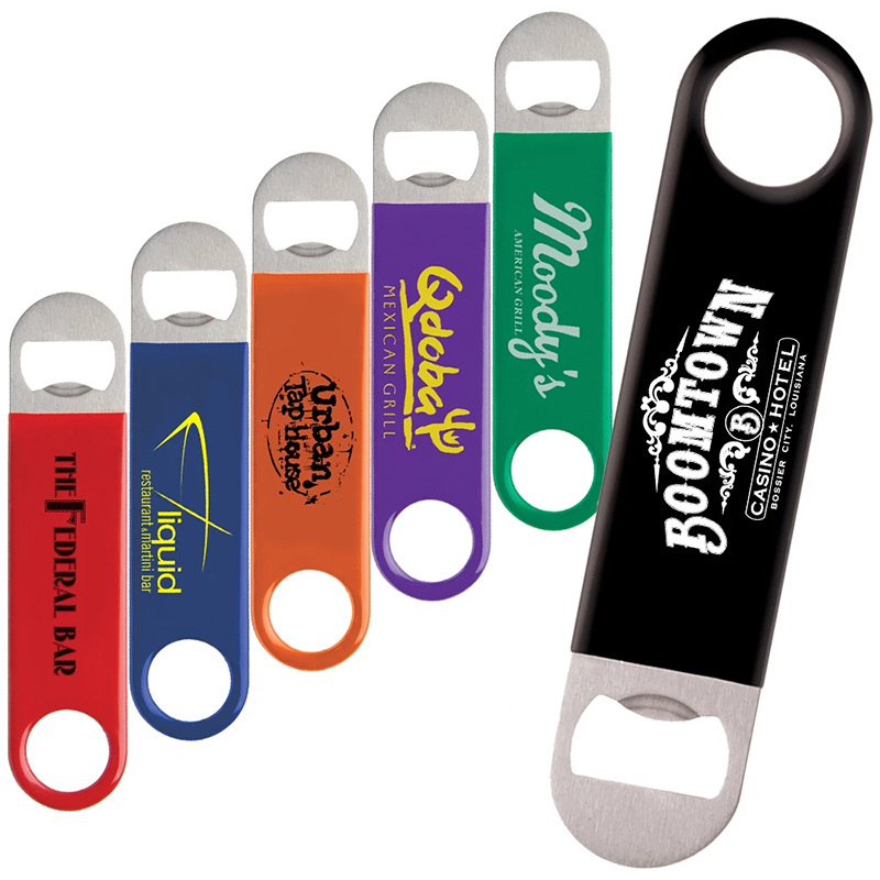 Free Design Flat Bar Blade Bottle Opener Custom Speed Opener Beer With Logo Metal Bottle Opener