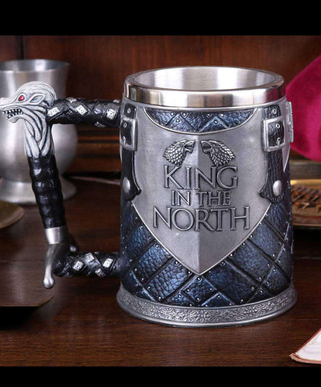 Hot Selling Game of Thrones Stainless Steel Whiskey Mug Beer Wine Glass for Gifts