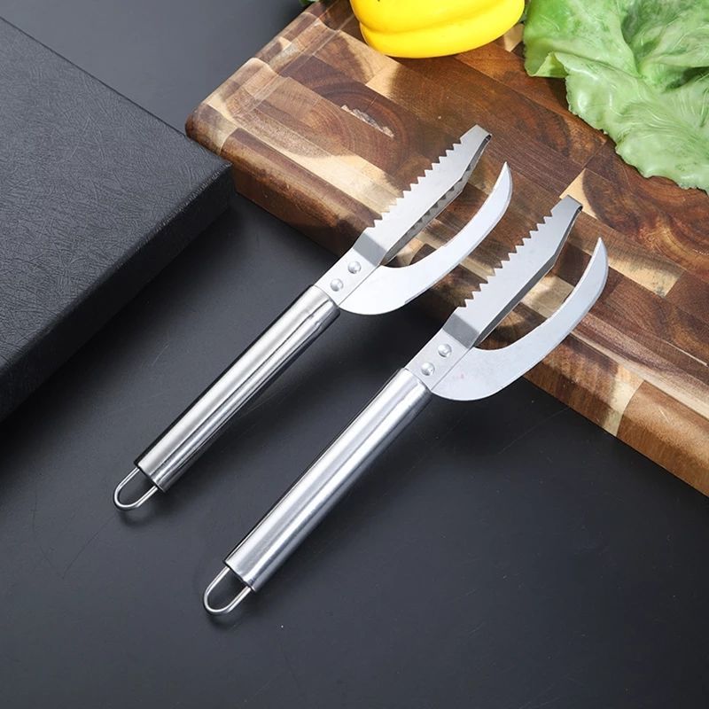 Multi-function Fish Filet Knife Stainless Steel Thickened Belly Cut Fish Scale Scraper Kitchen Gadget