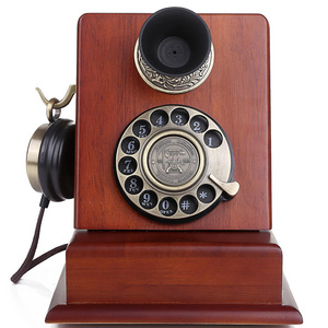 Retro Design Landline Telephone Antique Wall-Mount Phone Vintage STYLE old fashioned Rotary Dial Home and office Telephone