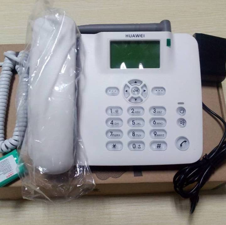 Wireless Wifi landline phone with dual Sim card and headphone jack 2G 3G 4G GSM cordless phone