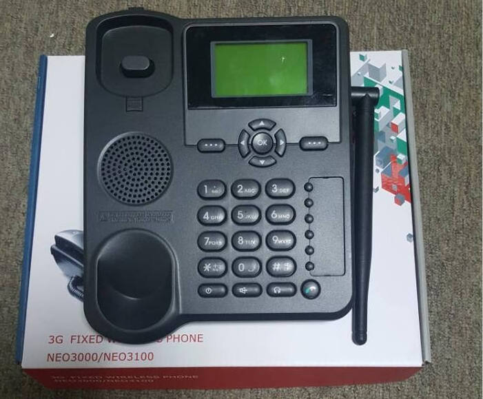 NEW Wireless Wifi landline phone with dual Sim card and headphone jack 2G 3G 4G GSM cordless phone