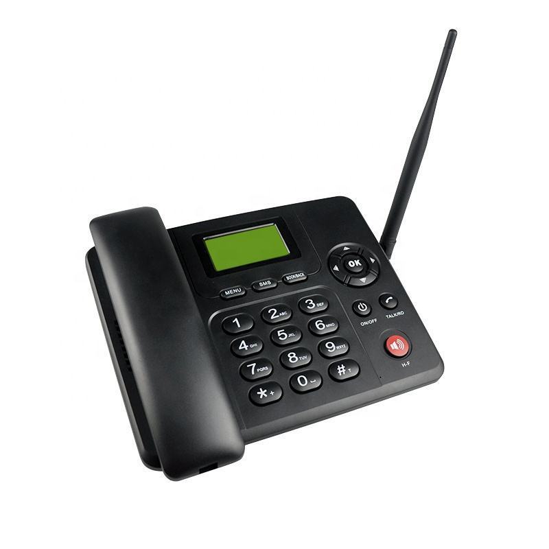 NEW Wireless Wifi landline phone with dual Sim card and headphone jack 2G 3G 4G GSM cordless phone