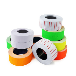 10 Roll Per Lot Price Label Tag for MX-5500 / 6600 Price Gun Label Sticker, white and color retail shop price gun label