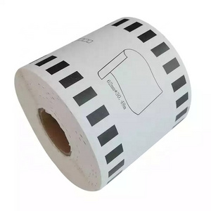 Compatible DK-22205 DK22205 DK 22205 DK2205 Black on White Self Adhesive Thermal Paper Label Roll for Brother Printer