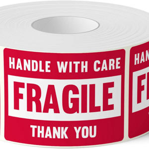 1" x 3" Fragile  Sticker Handle with Care Warning Packing Shipping Label