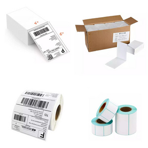 Blank 100x150mm Thermal Label roll  Waterproof Logistics Express Shipping Label