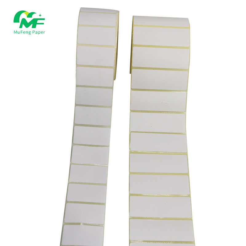 Blank Label Self Adhesive Thermal Transfer Printing Labels Direct Thermal Sticker Paper Printer Roll Free OEM Good Barcode Label