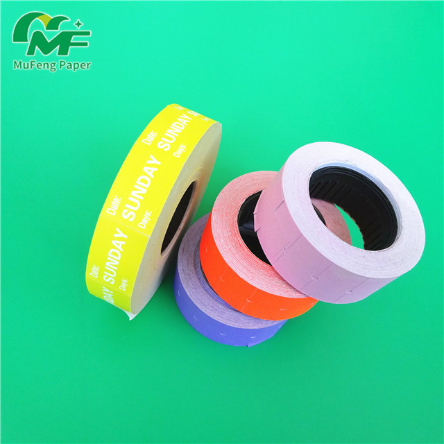 10 Rolls White Price Pricing Label Paper Tag Tagging For MX-5500 Labeller Gun